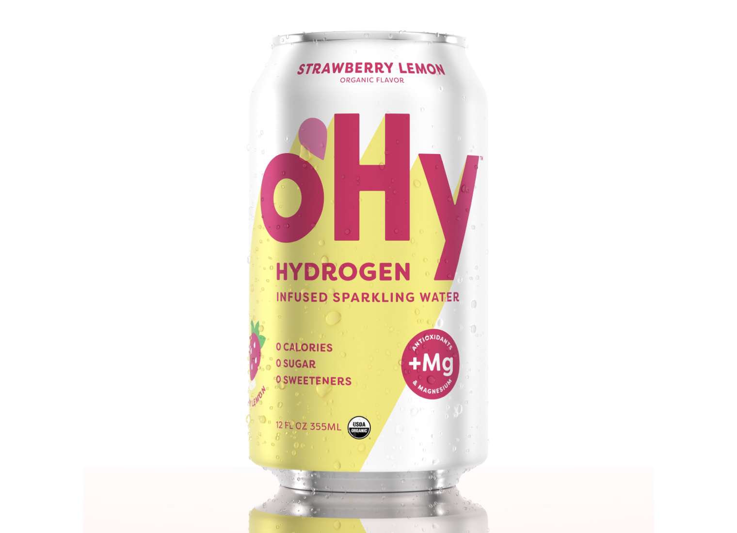 oHy Strawberry Lemon Hydrogen-Infused Water