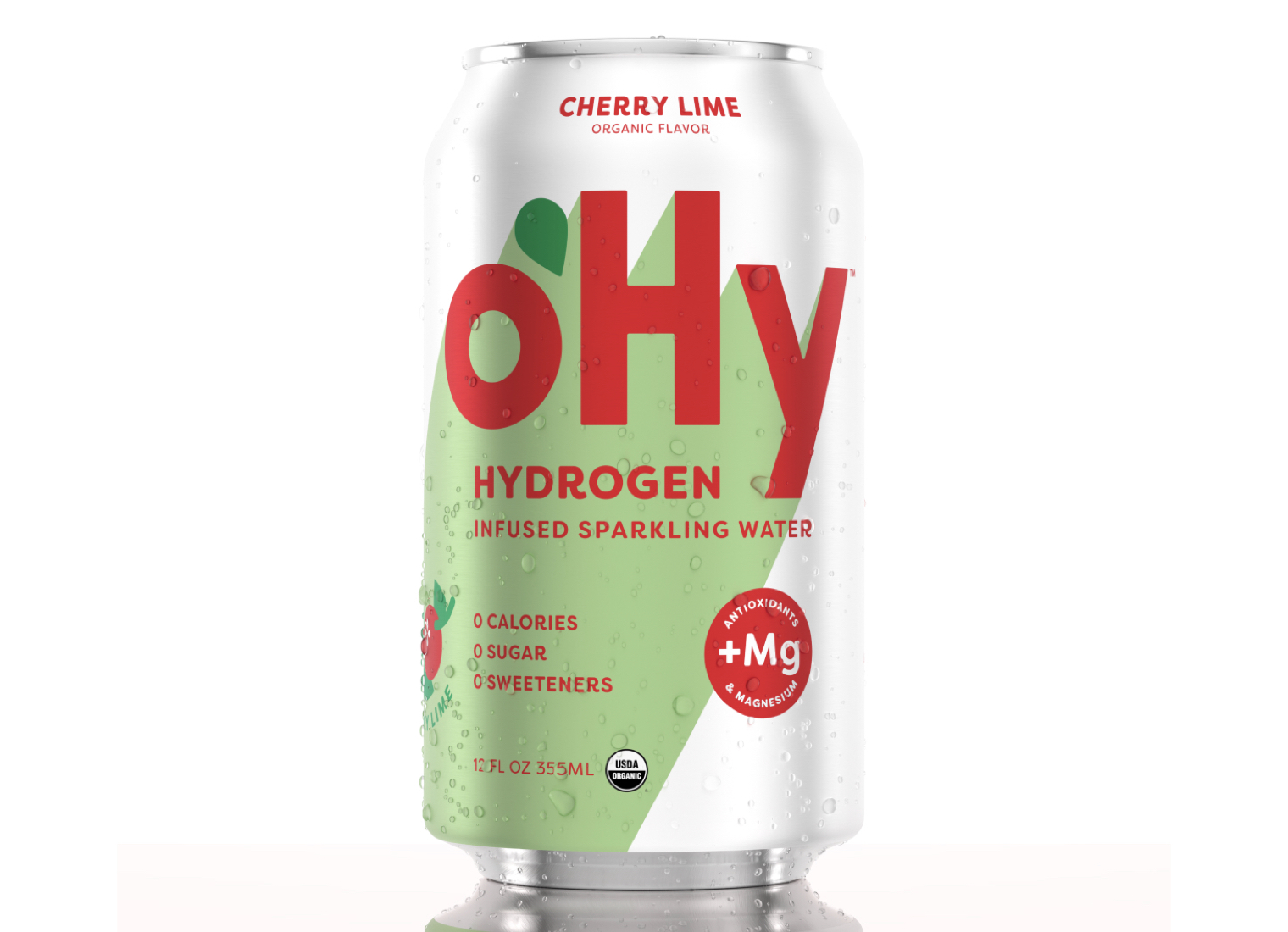 oHy Cherry Lime Hydrogen-Infused Water