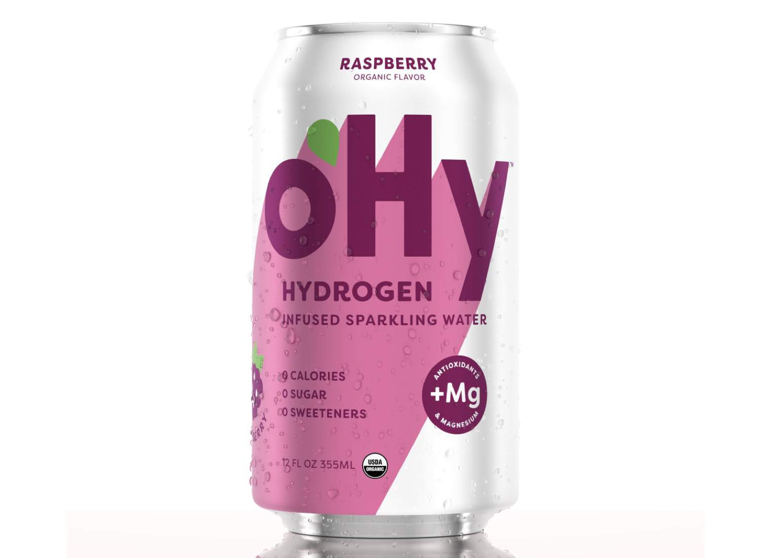 oHy Raspberry Hydrogen-Infused Water