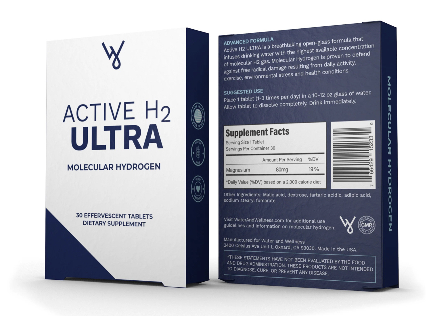 Active H2 Ultra Hydrogen Water Tablets